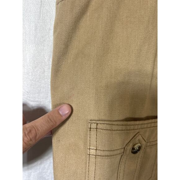 Vintage Vest Separate-Lees by Lee 42R Tan Waistcoat 70s Western Pockets - Picture 5 of 8